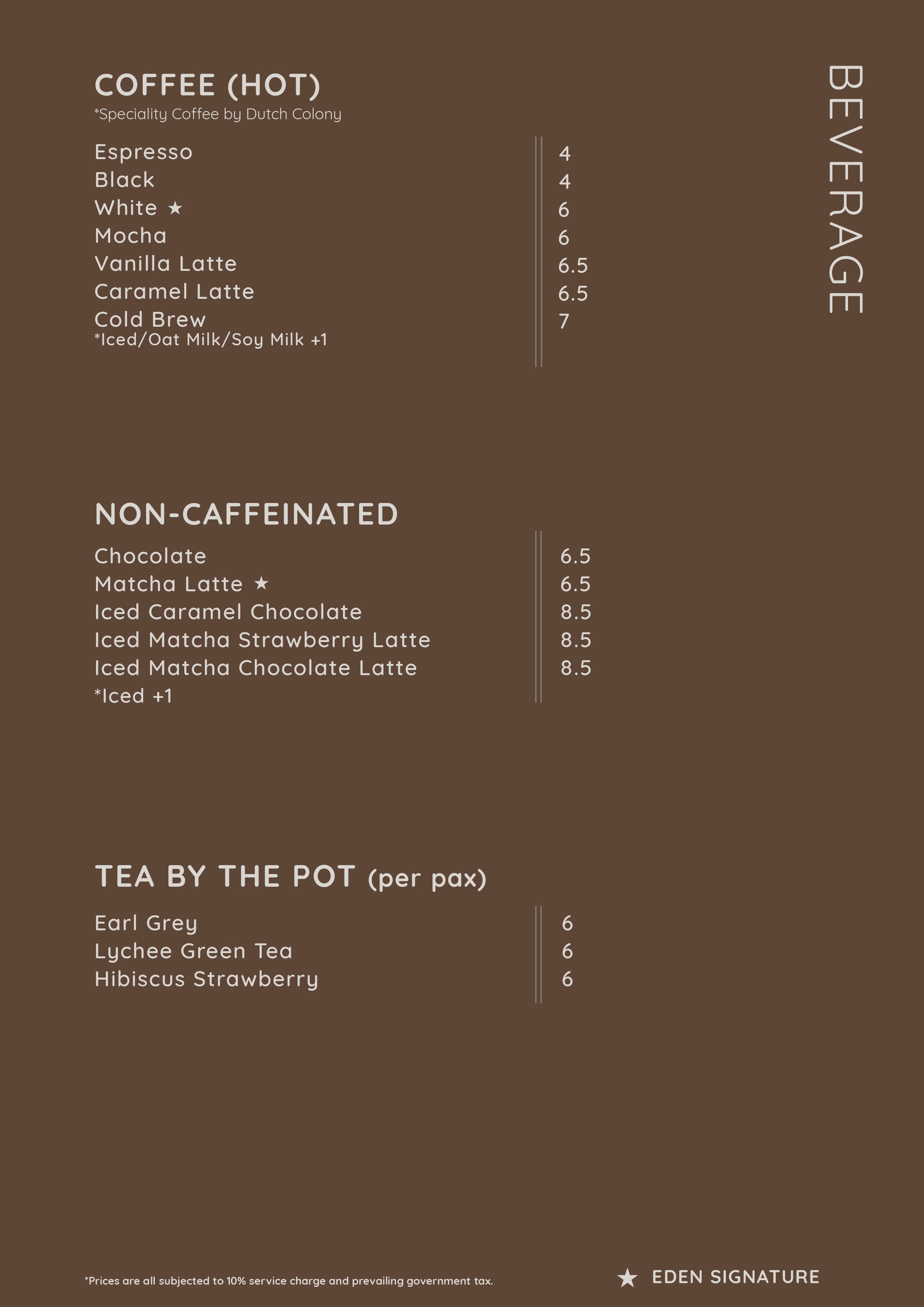 Eden Menu Page 7