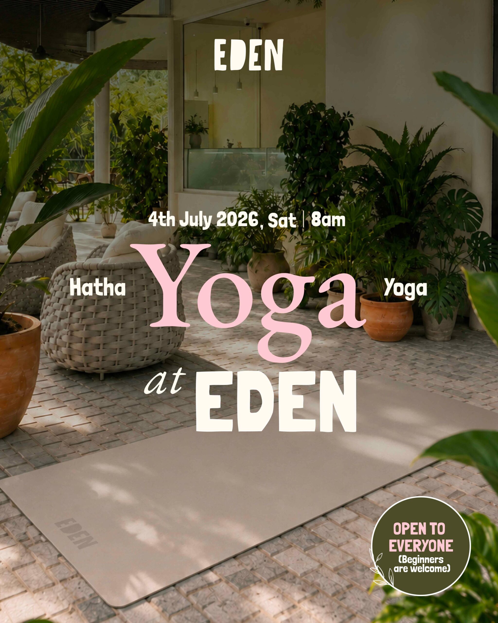 Hatha Yoga at EDEN