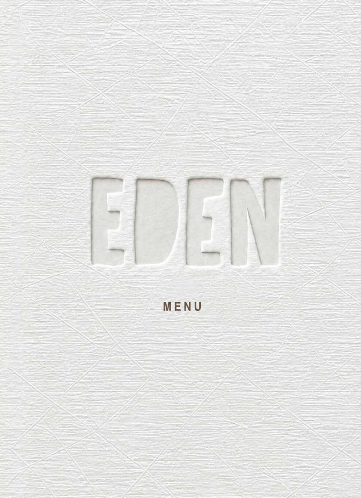 EDEN Chinese Garden Menu page 1