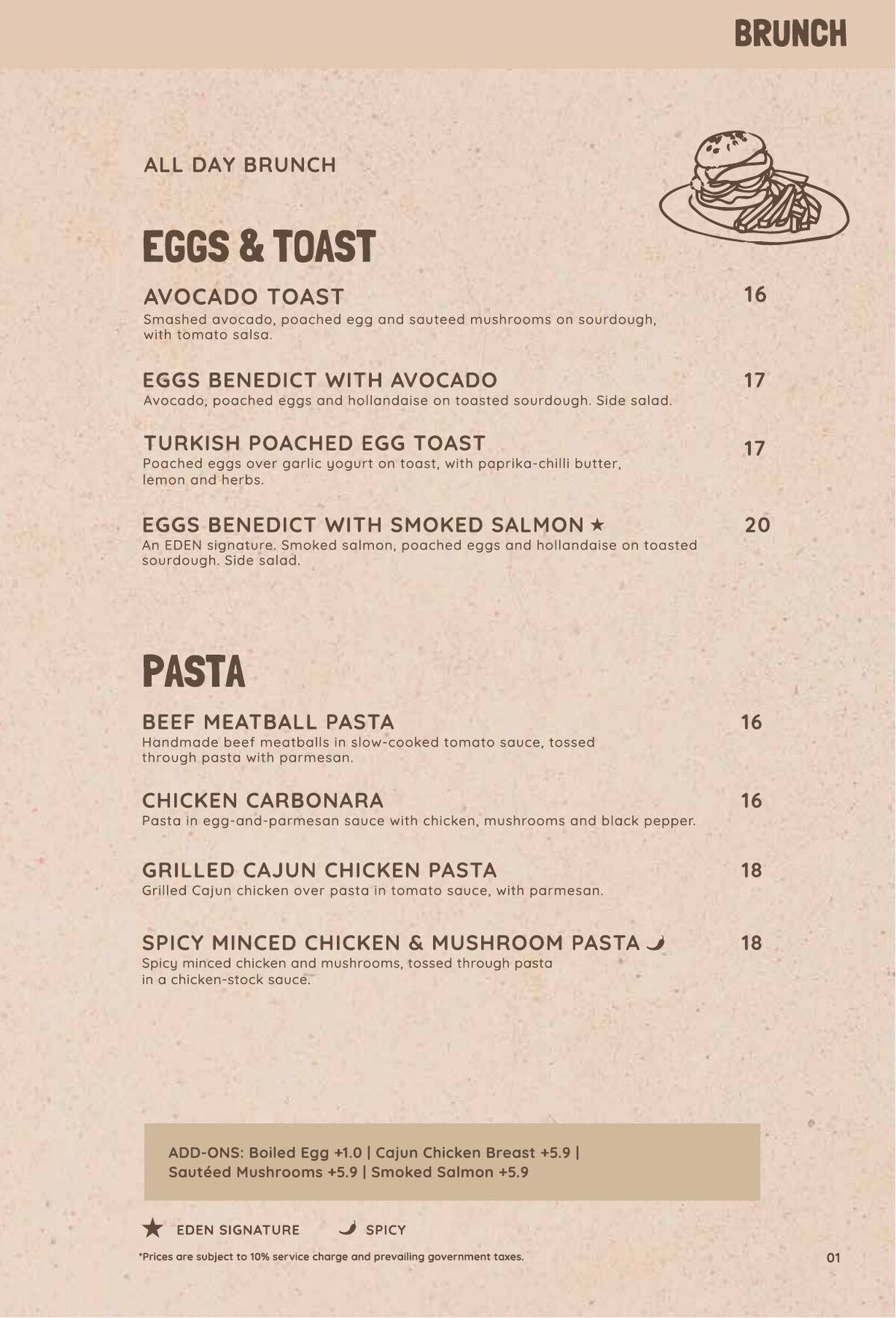 EDEN Chinese Garden Menu page 2