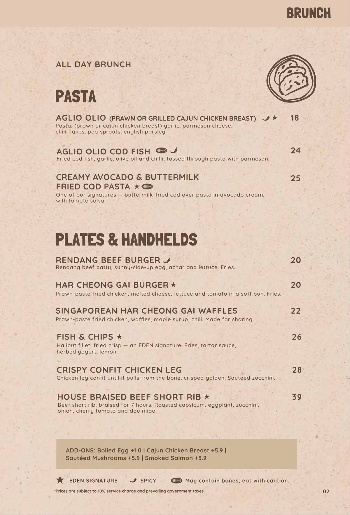 EDEN Chinese Garden Menu page 3