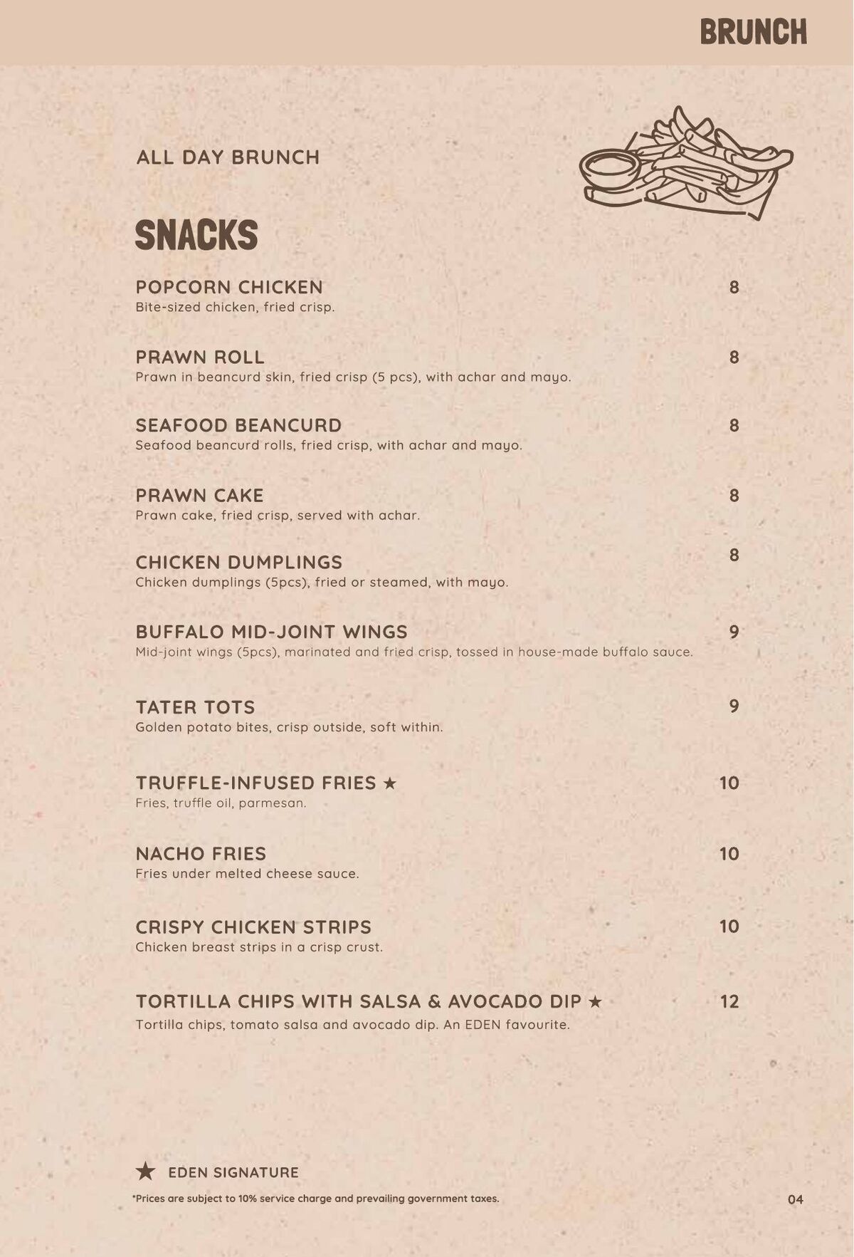 EDEN Chinese Garden Menu page 5