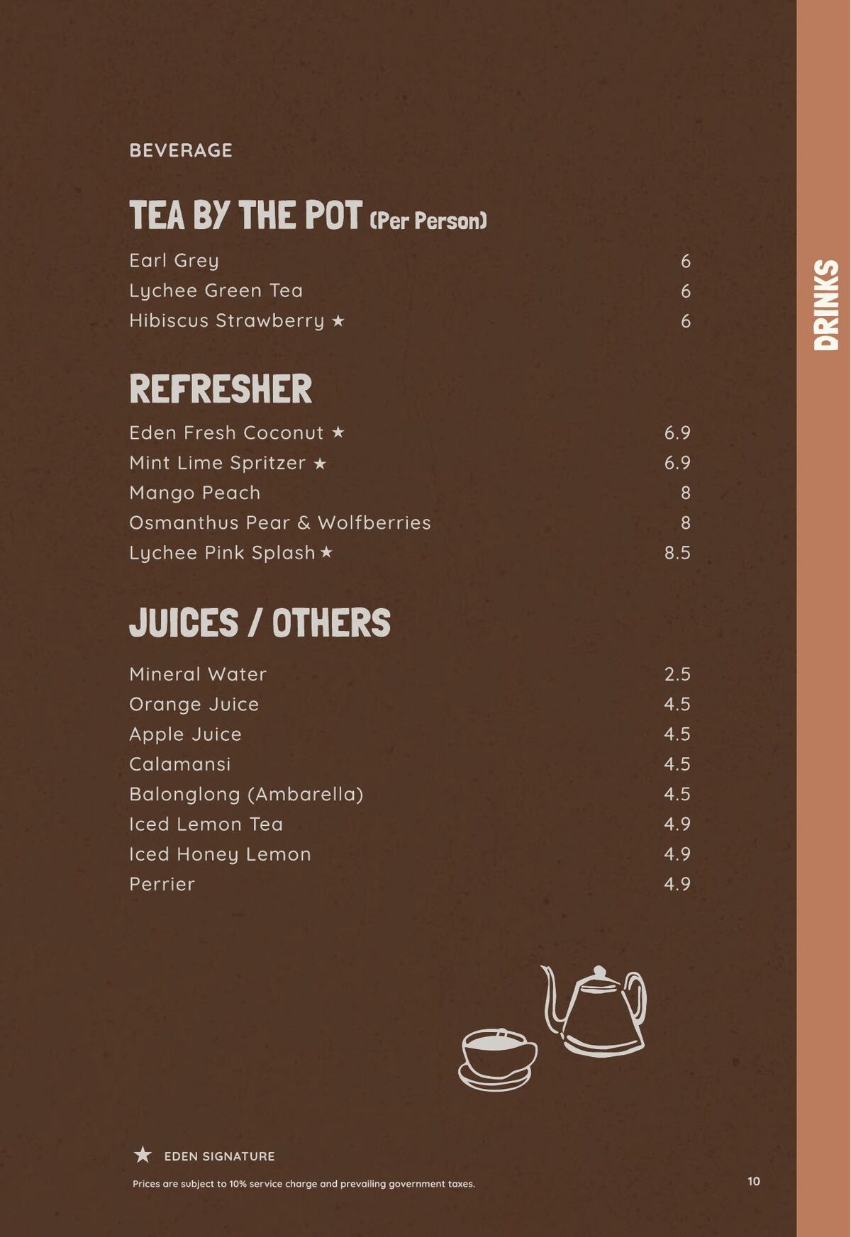 EDEN Chinese Garden Menu page 11